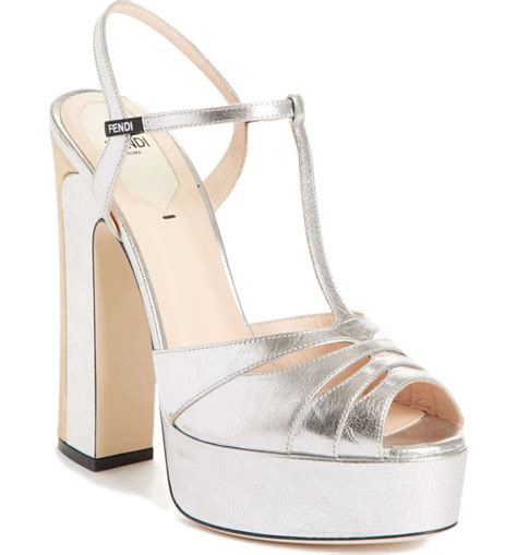 fendi duo platform sandal women|fendi denim sandals.